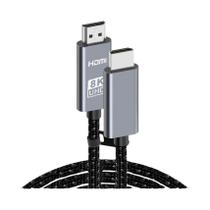 Cabo HDMI 2.1 8K 60Hz 4K 120Hz 48Gbps Ultra Alta Velocidade HDR Para TV HD Projetor Laptop PS4 PS5 Cabo HDMI 2.1 8K 60Hz 4K 120Hz 48Gbps Ultra Alta Velocidade HDR Para TV HD Projetor Laptop PS4 PS5