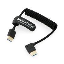 Cabo HDMI 2.1 8K Cabos da Alvin em ângulo reto