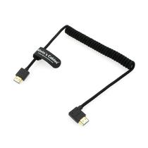 Cabo HDMI 2.1 8K Cabos da Alvin em ângulo reto para a esquerda