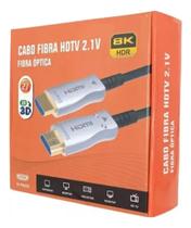 Cabo Hdmi 2.1 Fibra Optica 8k - 100 Metros