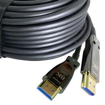 Cabo Hdmi 2.1 Fibra Óptica 8k Tv Pc Game De 100 Metros
