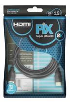 Cabo Hdmi 2.1 Gold 8k Ultra Hd Hdr 19p Tv Games 1.5 Metros