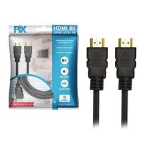 Cabo HDMI 2.1 PIX, 8K HDR 19P, 30AWG, 5M - 018-1035