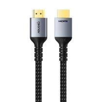 Cabo HDMI 2.1 Ultra High Speed Geonav, 2 Metros, Com Conectores Banhados a Ouro, Suporte 8K a 60Hz e 4K a 120Hz, HDR e HDCP 2.2