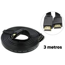 Cabo Hdmi 3 Metros 4k Hd Full Hd Para Tv Monitor E Pc