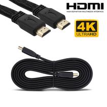 Cabo HDMI 3 Metros - 4k Ultra HD 3D - Alta Velocidade