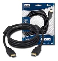 Cabo hdmi 3 metros 4k ultra hd com filtro