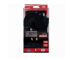 Cabo Hdmi 3 metros 4k Ultra Hd - Lehmox