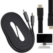 Cabo Hdmi 3 Metros Gold Full Hd Tv 3d 4k Revestimento Duplo