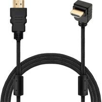 Cabo Hdmi 3 Metros Ultra Hd 3D 4K Alta Resolução 90 Graus