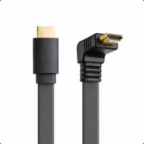 Cabo HDMI 30 cm Ângulo 90 º graus HDMI 2.0 4kX2K/30 hZ curto U150 Cabo HDMI 30 cm Ângulo 90 º graus HDMI 2.0 4kX2K/30 hZ curto U150