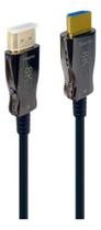 Cabo Hdmi 30m 8k 2.1v Hdr Dinâmico Fibra Optca Od:5.2mm Mxt