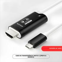 Cabo HDMI 4K 144HZ Para Switch 1 2 Projeção HD Adaptador PD 100W Para Conversão De Vídeo ROG ALLY