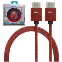 Cabo HDMI 4K Grasep D-H4K01 3M Blindado