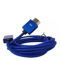 Cabo Hdmi 4k Ultra Hd 2.0 TV e Gamer blindado-5 Metros alta resoluçao qualidade