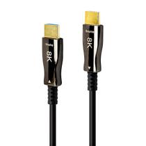 CABO HDMI 5 metros FIBRA ÓPTICA 2.1V 8K, 4K 120HZ , GOLD, OD5.2MM