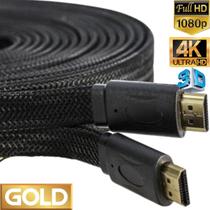 Cabo Hdmi 5m 4k Smart Tv Full Hd Ultra Cabo Hdmi Blindado Tv Pc Ps3