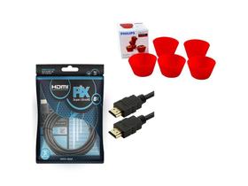 Cabo Hdmi 8k 2.1 3 Metros Ultra Hd Hdr Dinâmico 018-1030 Com Cortesia