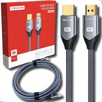 Cabo HDMI 8K 2.1 3m Ultra HD HDR Ultra Alta Velocidade Tomate/MHD-8003