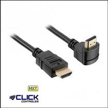 CABO HDMI 90º P/HDMI 28AWG DOURADO 3M - MXT