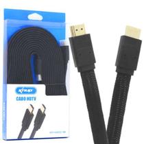 Cabo hdmi achatado 5 metros com malha knup - kp-h4k02 5m
