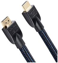 Cabo HDMI Amazon Basics 4K Ultra HD (7,6m) - Alta Velocidade com Revestimento de Nylon