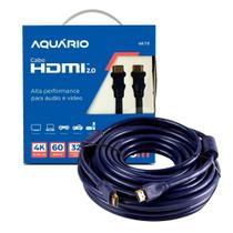 Cabo HDMI Aquário 4K15 para Áudio e Vídeo 4K 60Hz 16Gbps 15m Versão 2.0