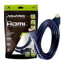 Cabo Hdmi Aquario 8k3 8k Macho X Macho 2.1 3m Cabo Hdmi Aquario 8k3 8k Macho X Macho 2.1 3m