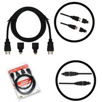 Cabo Hdmi C/ Adaptador Mini E Micro 1080p 1.4hdtv 3 Em 1 Cabo Hdmi C/ Adaptador Mini E Micro 1080p 1.4hdtv 3 Em 1