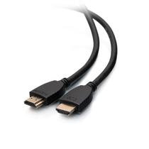 Cabo HDMI C2G 4K de áudio e vídeo de alta velocidade de 0,9 m, preto, pacote com 3