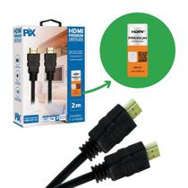 Cabo Hdmi Com Certificação Ultra High Speed Premium 2 Metros Cabo Hdmi Com Certificação Ultra High Speed Premium 2 Metros