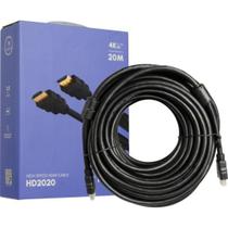 Cabo HDMI Com Filtro 2.0 4K 20 metros HD2020 Fortrek F002
