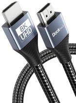 Cabo HDMI dockteck 8K 2.1 3 pés de alta velocidade 48 Gbps eARC HDR 10