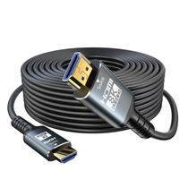 Cabo HDMI Eareyesail 8K 2.1 Fiber 75 pés/23 m com eARC HDR VRR