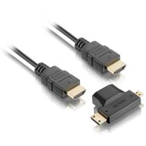 Cabo HDMI Elgin 1,8m HDMI 1.4 com Adaptador mini/micro