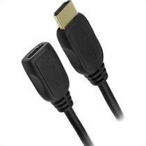 Cabo Hdmi Extensor - Hdmi Macho X Hdmi Femea 4K Hdr 19P 2M 018-9420 Cabo Hdmi Extensor - Hdmi Macho X Hdmi Femea 4K Hdr 19P 2M 018-9420