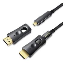 Cabo Hdmi Fibra 2.1 Type D Type A Ultra Hd 4k 10m Destacavel