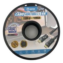 Cabo Hdmi Fibra 2.1 Type D Type A Ultra Hd 4k 30m Destacavel