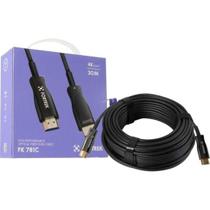 Cabo HDMI Fibra Óptica 4K 30m FK783C Fortrek