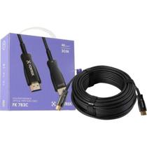 Cabo HDMI Fibra Óptica 4k FK 783C 30m Fortrek F002