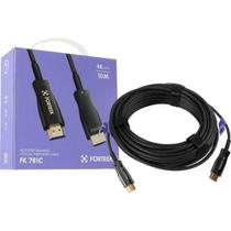 Cabo HDMI Fibra Óptica 4k FK781C 10m Fortrek Cabo HDMI Fibra Óptica 4k FK781C 10m Fortrek
