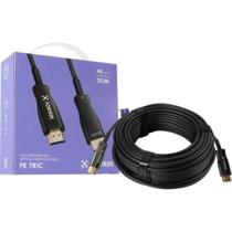 Cabo HDMI Fibra Óptica 4k FK783C 30m Fortrek F002