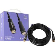 Cabo HDMI Fibra Óptica 4k Fortrek FK 782C (20 Metros)