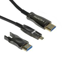 Cabo hdmi fibra optica desmontavel 2.0 100 metros