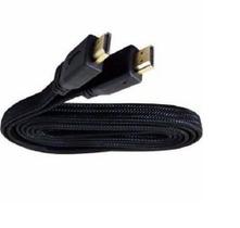 Cabo HDMI FLAT 1.4 FULL HD 1080 1.8M com Malha - Lelong