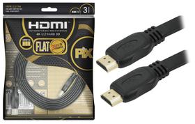 Cabo Hdmi Flat 2.0 Pix 19 Pinos 4k Ultrahd 3d Hdr 3 Metros