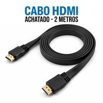 Cabo HDMI Flat 2 Metros Ultra Flexivel 4K Alta Velocidade HDMI-2M-0220