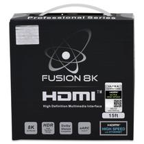 Cabo HDMI Fusion8K com certificação HDMI 2.1 15 pés 8K @60Hz 4K @120Hz