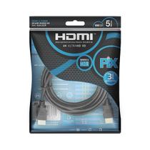 Cabo HDMI Gold 2.0 5M 4K HDR Ultra HD 19P Alta Performance 0182225 Cabo HDMI Gold 2.0 5M 4K HDR Ultra HD 19P Alta Performance 0182225