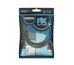 Cabo hdmi gold 2.1 8k 1,5m - pix